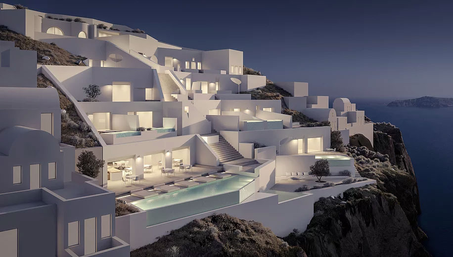 Oia Sunset Cliff Palace